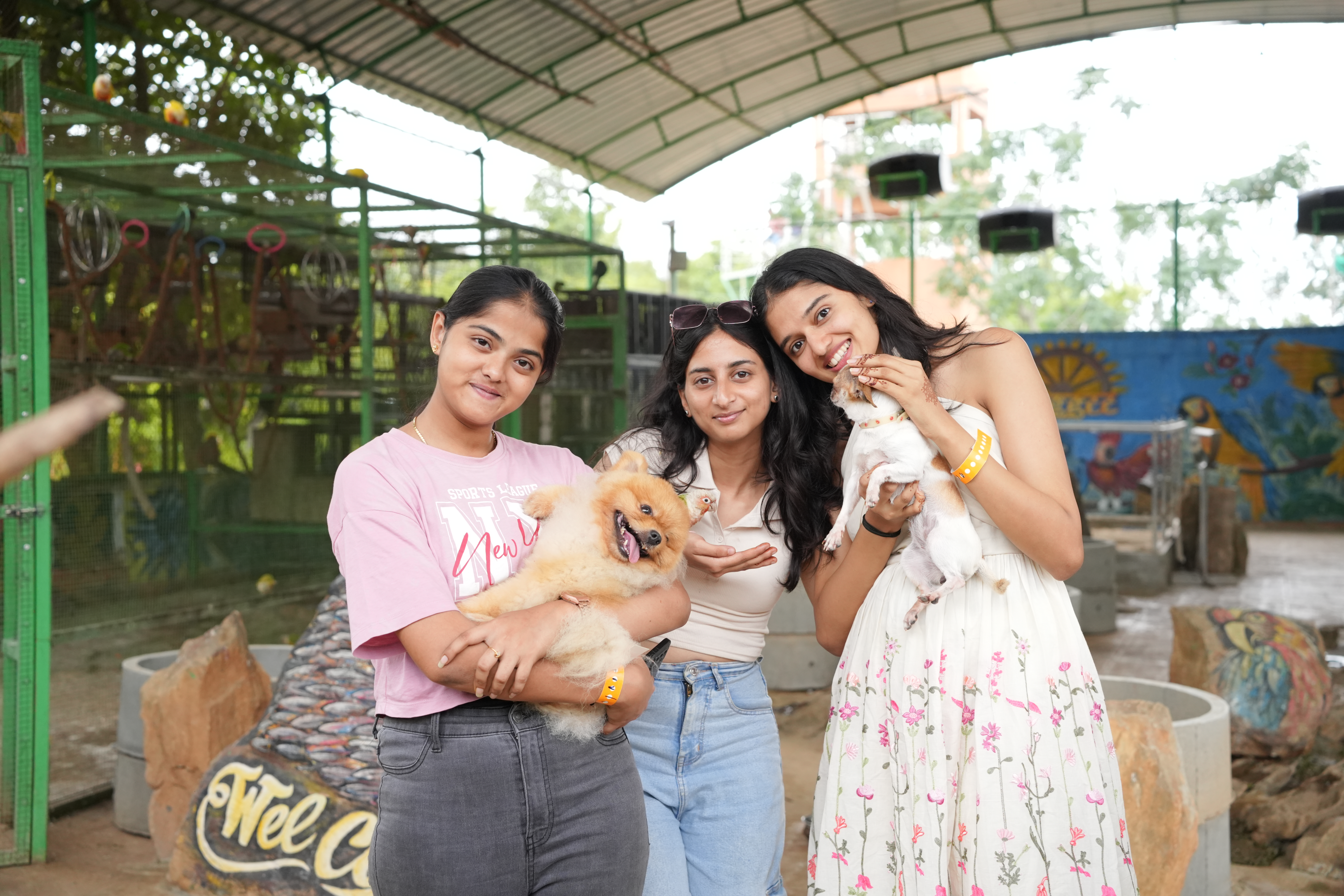 Pet zone with dog interaction at Suggee Resort Bangalore